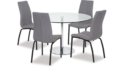 Becky Dining Table & Asama Chairs x 4 Becky Dining Table & Asama Chairs x 4